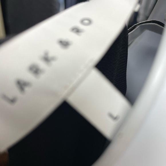 Lark & Ro Black Midi Wrap Dress - Picture 2 of 2